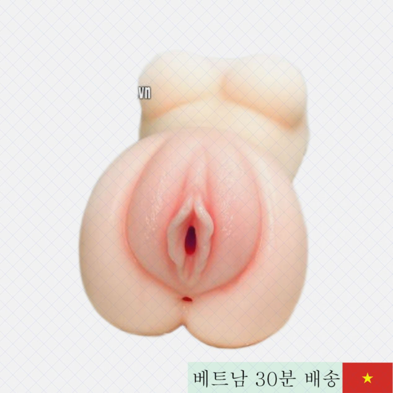 Jiuai 실리콘 음부 모조 촉감 생생 남성용 