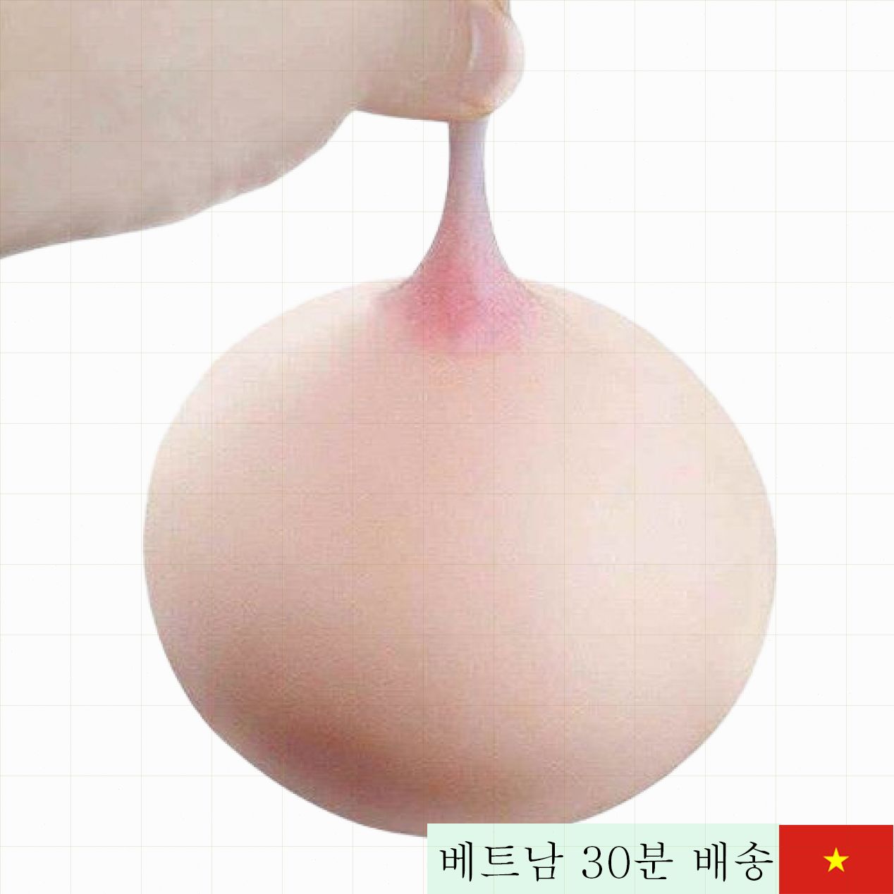 2-in-1 실리콘 유방형 진동 놀이기구 남성용 자위기 