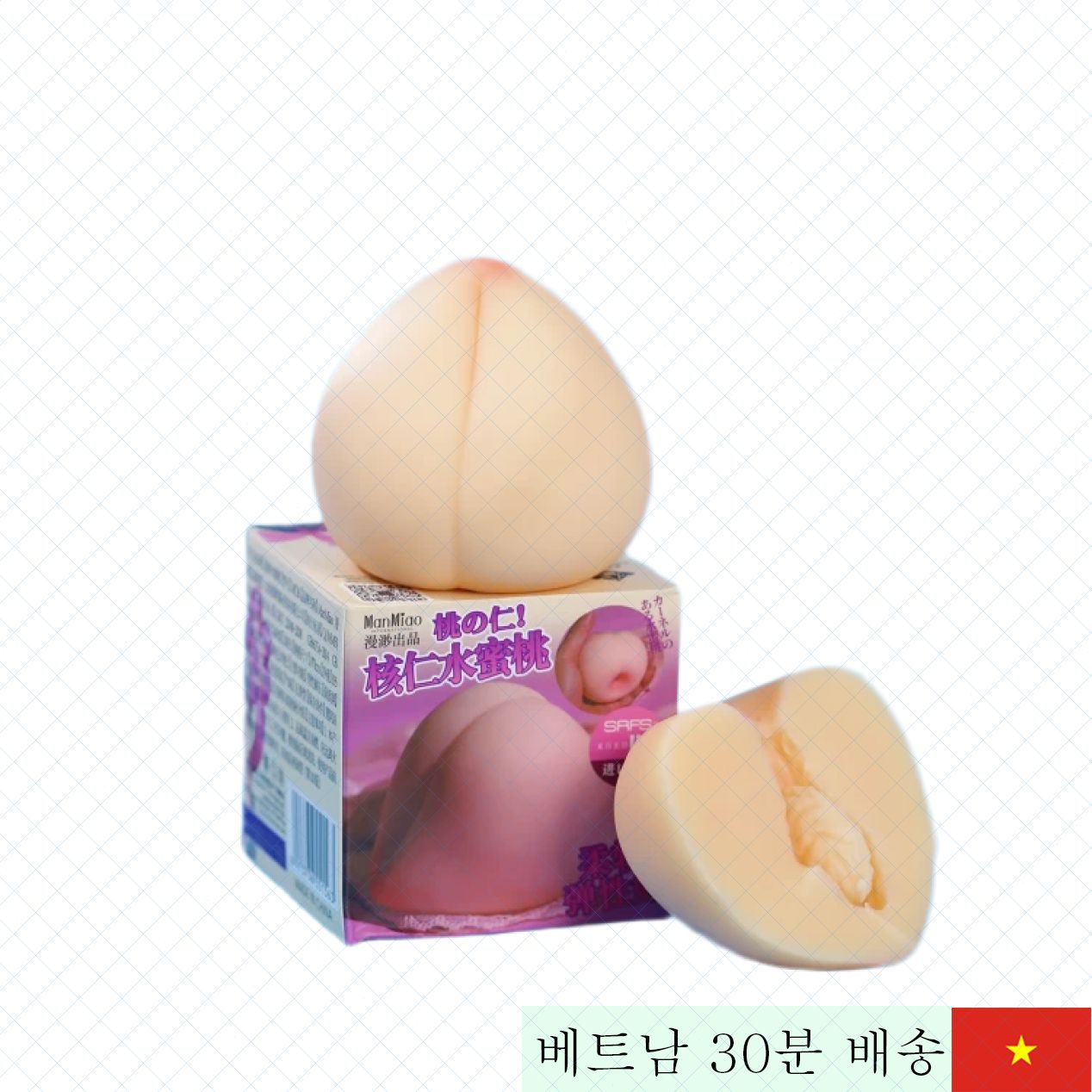 Manmiao 호두 복숭아형 리얼 진동 음도 토이 