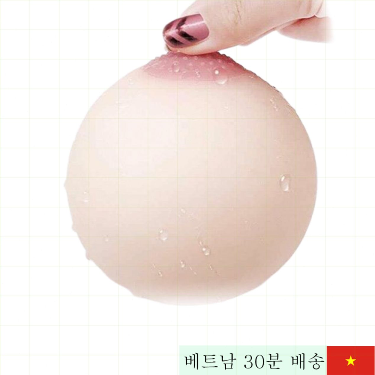 2-in-1 실리콘 가슴형 질컵, 남성용 고급 섹스토이 