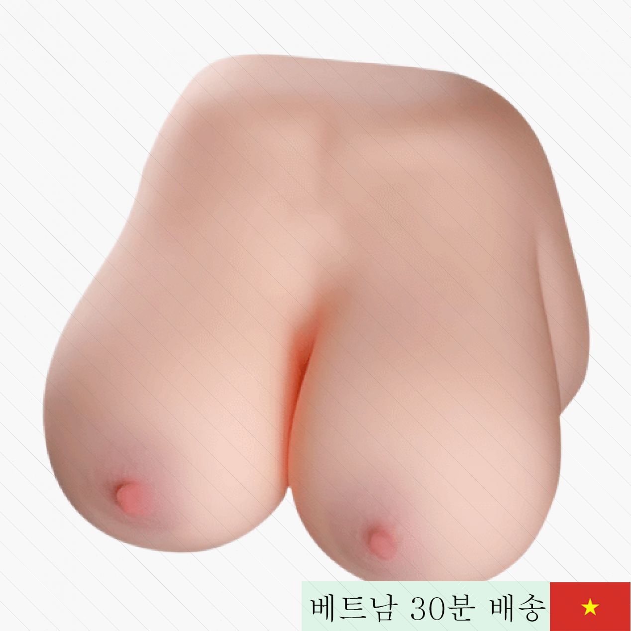 실리콘 3in1 가슴 음부 애널 마스터베이터 고급 