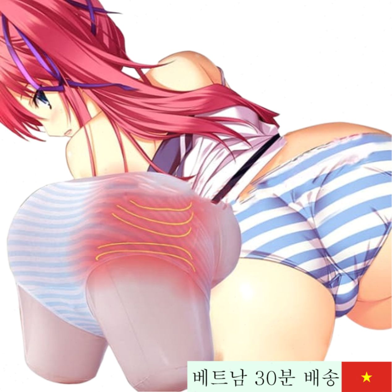 에어펌프 마사지 인플레이터 팬티 남성용 실리콘 