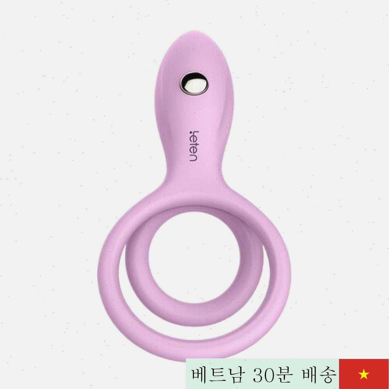 레텐 끈형 혀 진동 링 남성용 자극기 