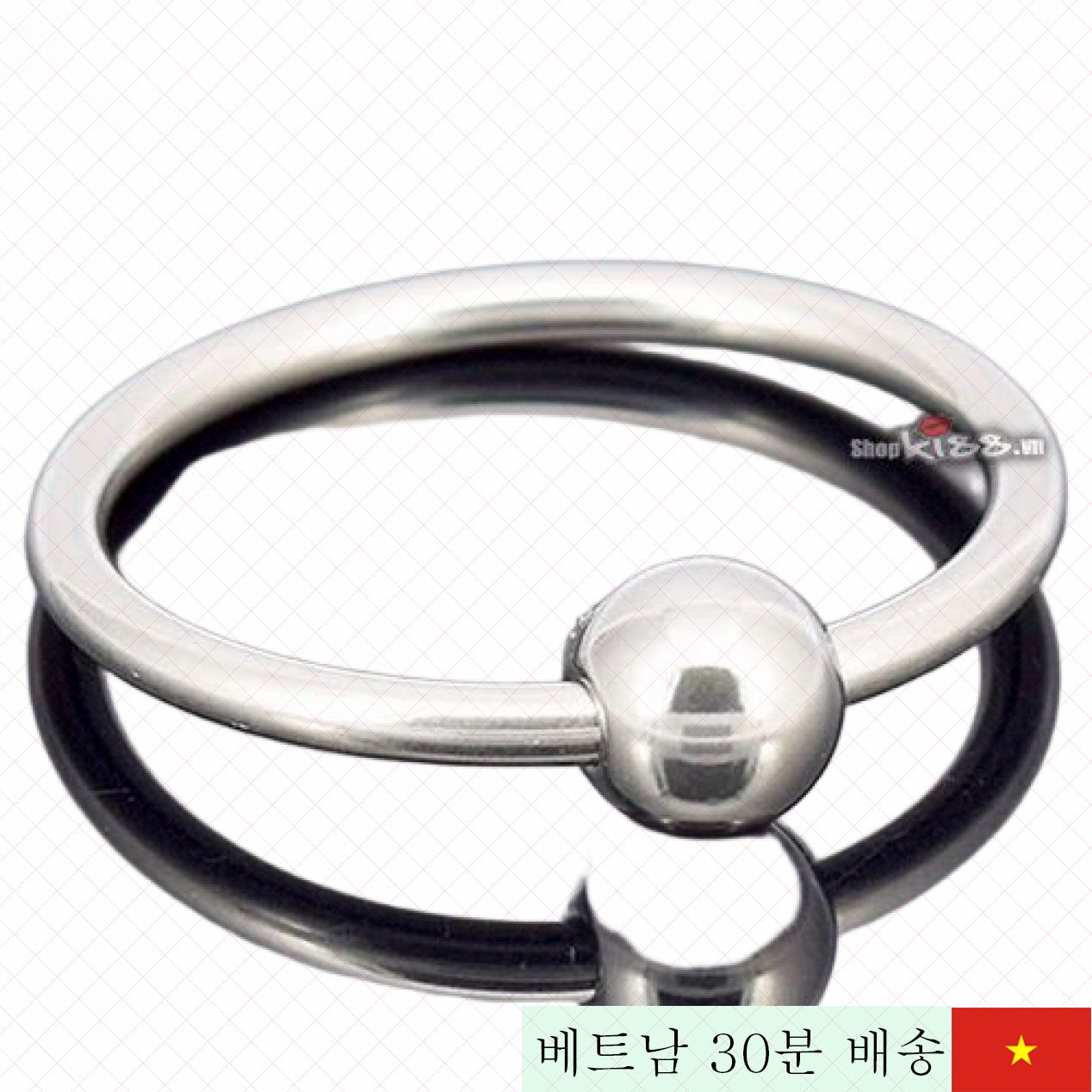 이중세라믹 볼 링 남성용 쾌감 지속 강화 