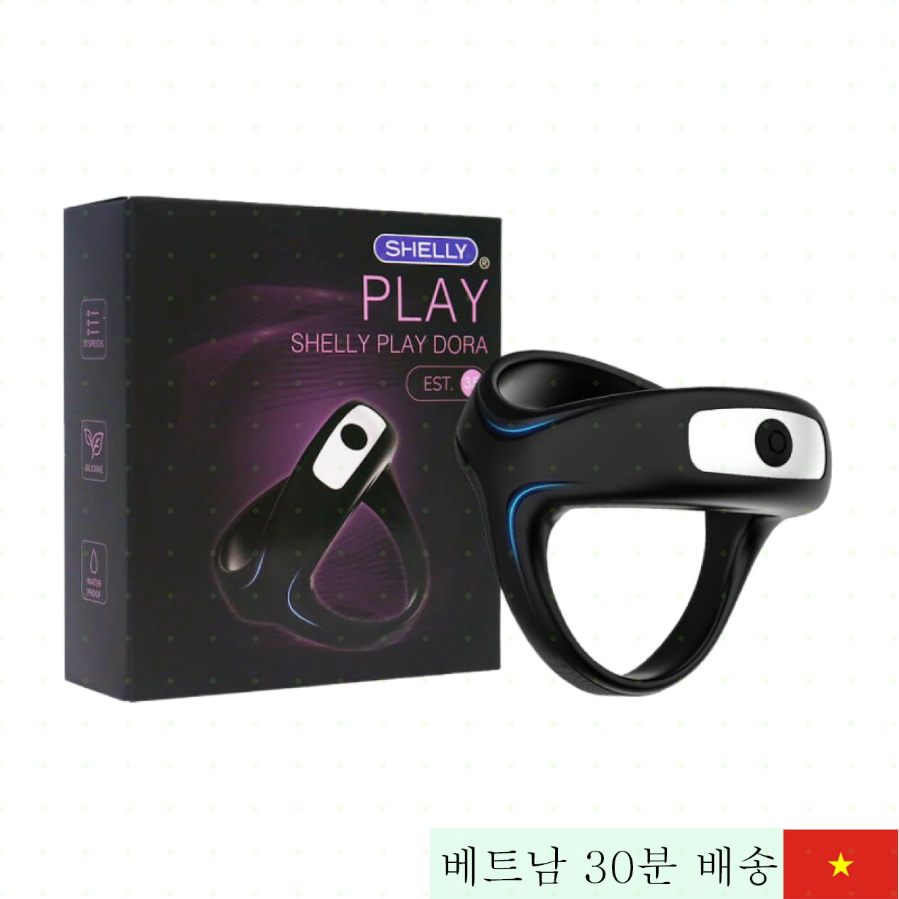 셸리 플레이 도라 진동링 빠른 쾌감 지속 효과 