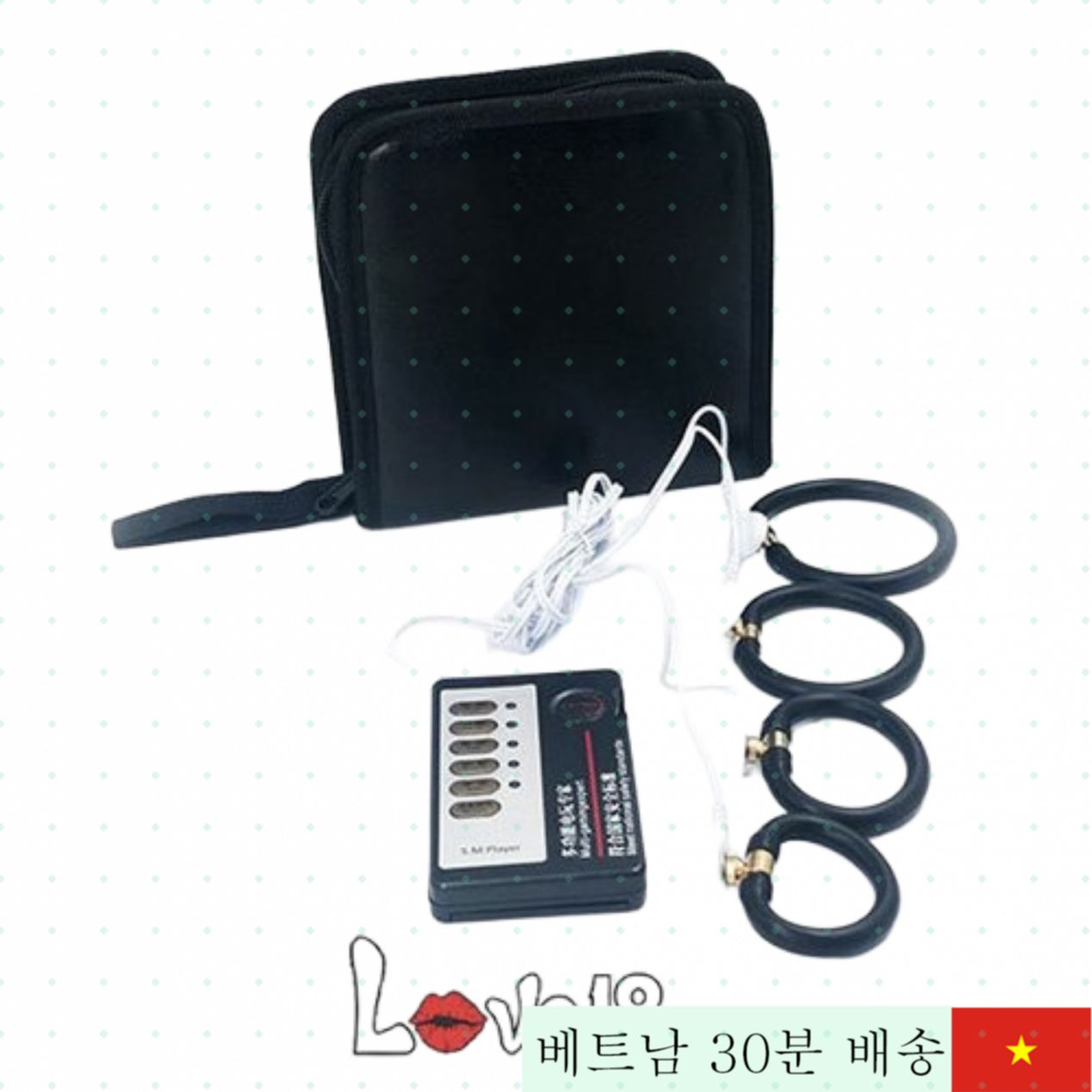 전기 충격 음경 확대 링 남성 건강용 고품질 