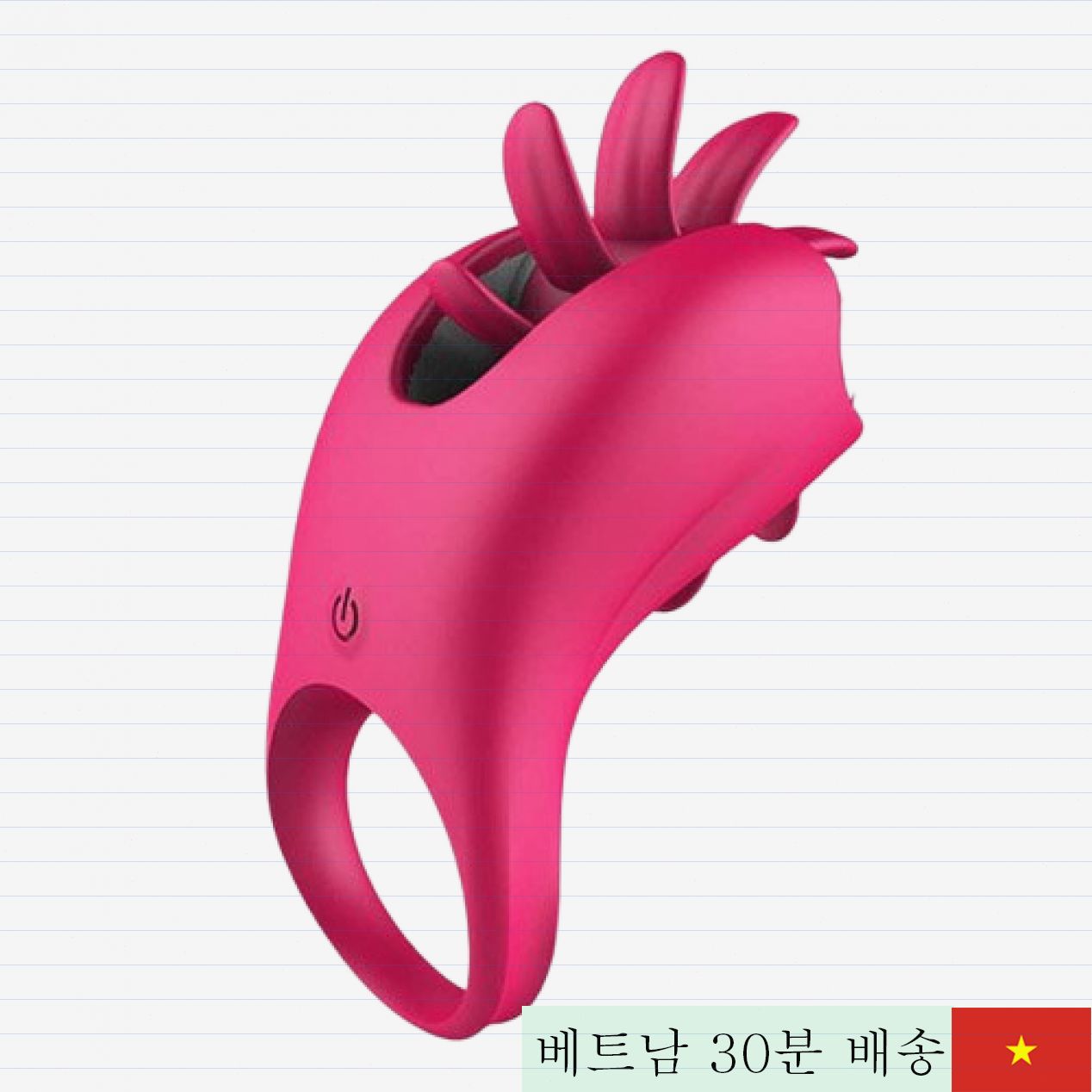 LafyHo 혀 회전 진동 링 커플용 쾌감 극대화 