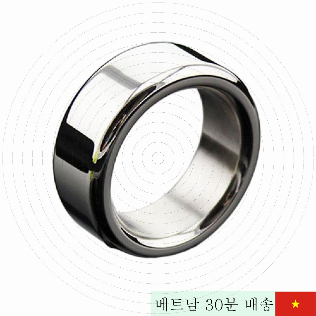 스테인리스 남성용 성기 링 조기 사정 방지 강화 