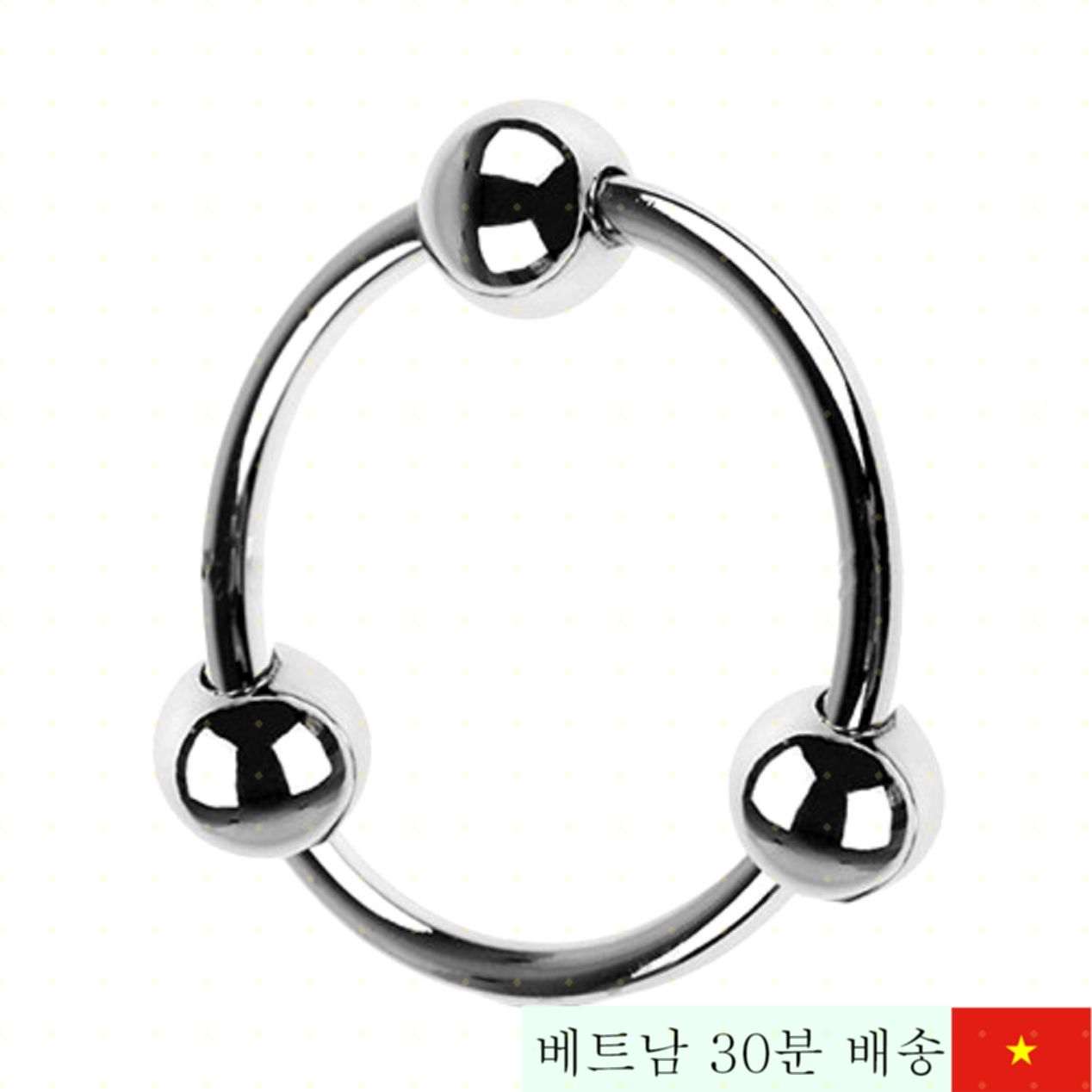 3볼 링 진동기 사정 지연 남성용 성감 증대 웨어러블 