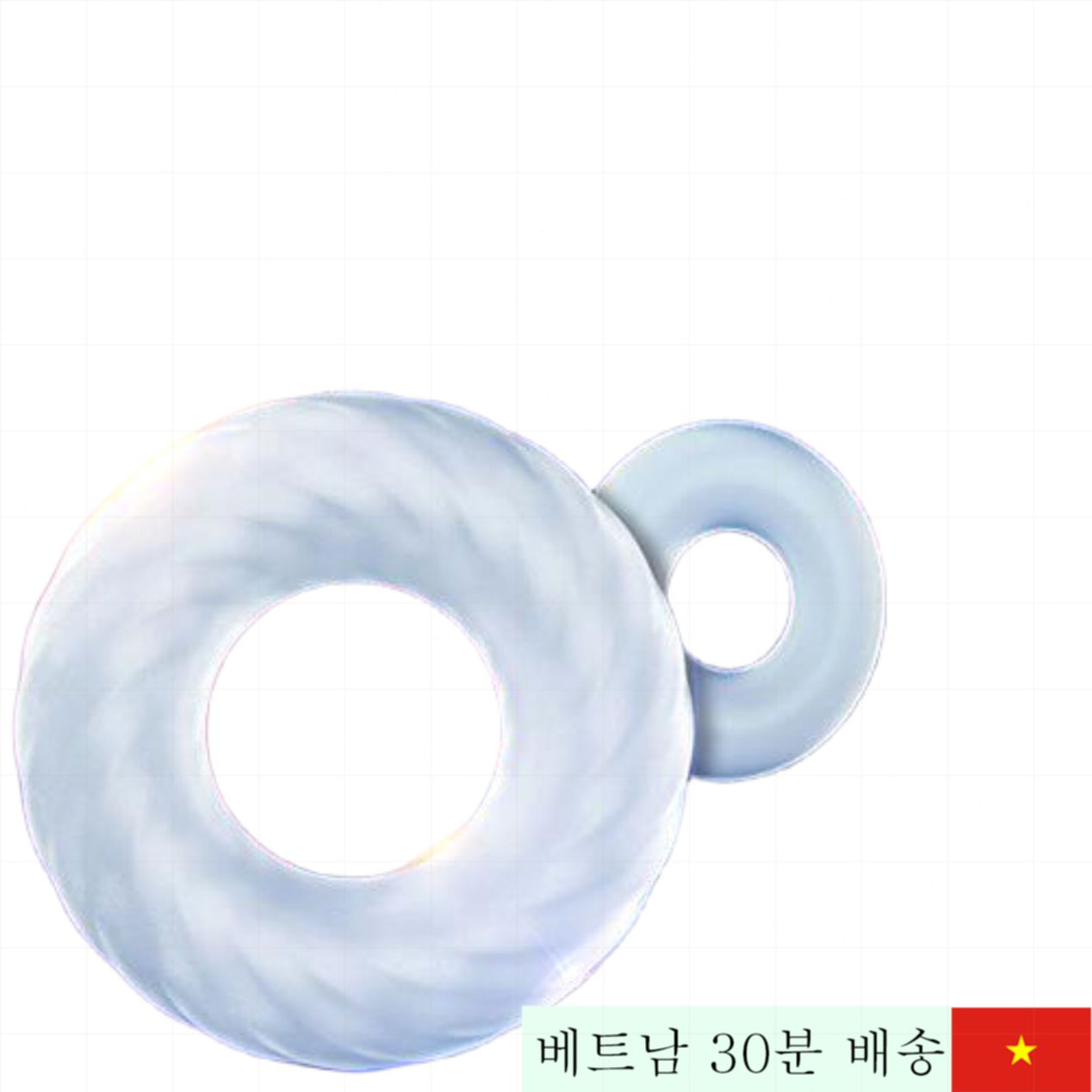 사정지연 링 실리콘 겹침 착용 편안 남녀 공용 성기구 