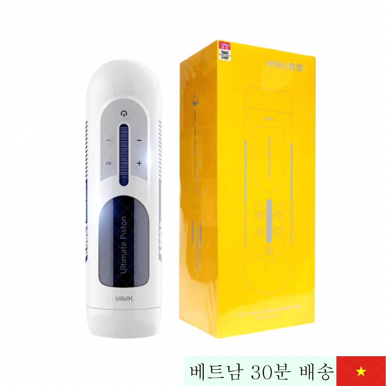 Leten A380 자동 스톨케이트 리얼틱 멀티 기능 남성 자위컵 