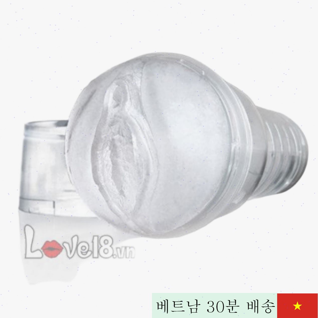 투명 플래쉬라이트 고급 실리콘 남성용 섹스토이 24cm 