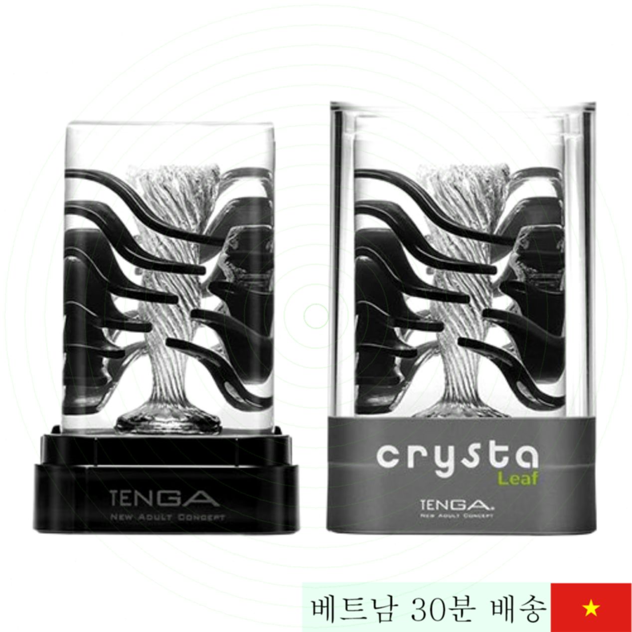 Tenga Crysta Leaf 남성 고급 자위컵 압박감 완벽 재현 