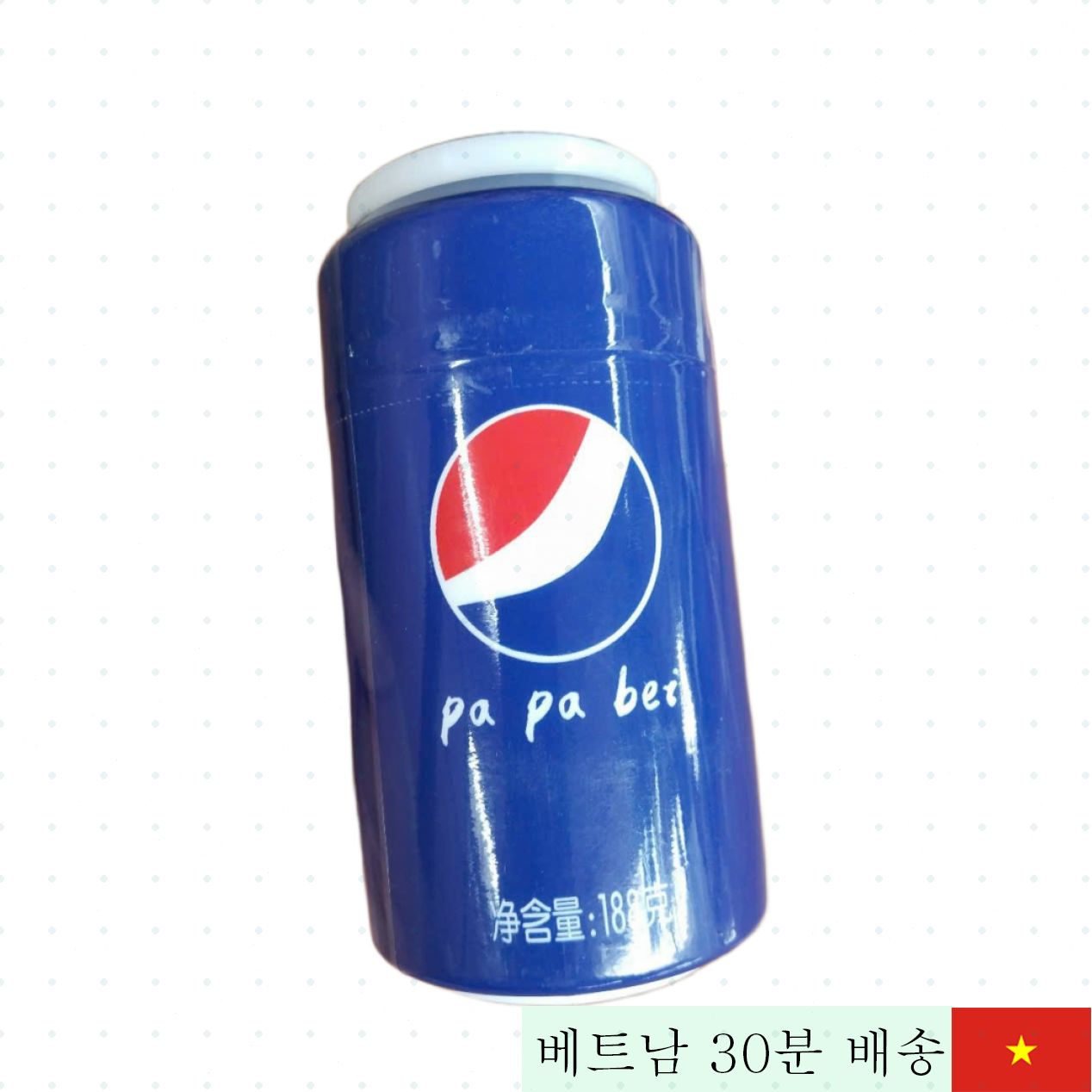 펩시 캔 모양 위장 여성용 음도 모조품 실리콘 