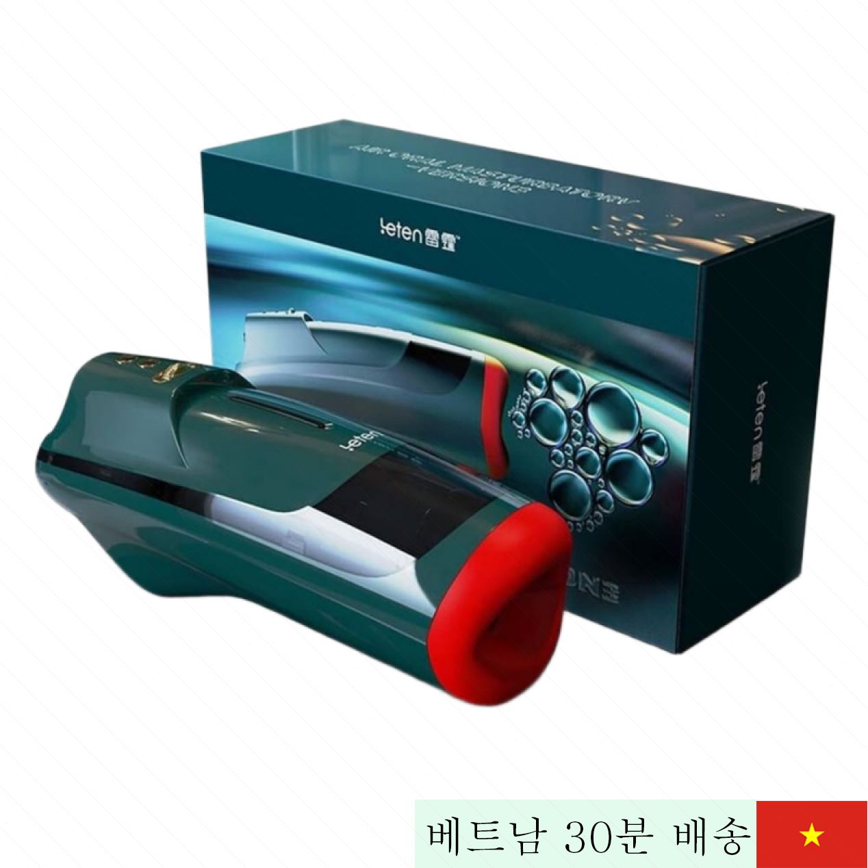 Leten Air Oral V3 온열 음향 기능 자동 자극기 