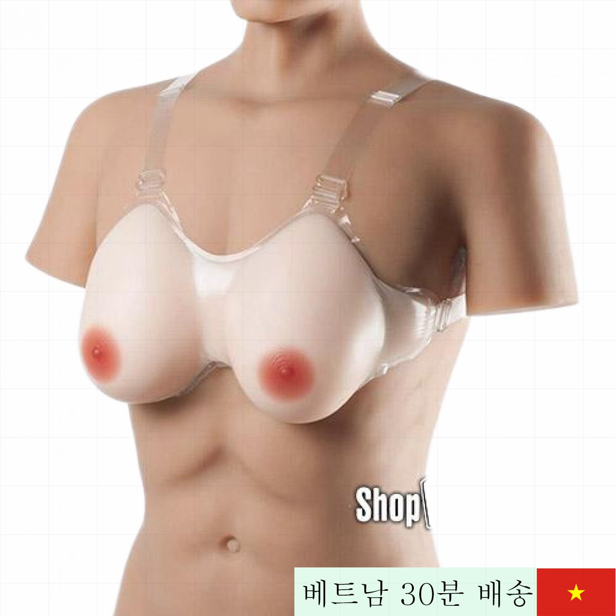 여성용 실리콘 가슴 확대기, 부드러운 TPE 소재 