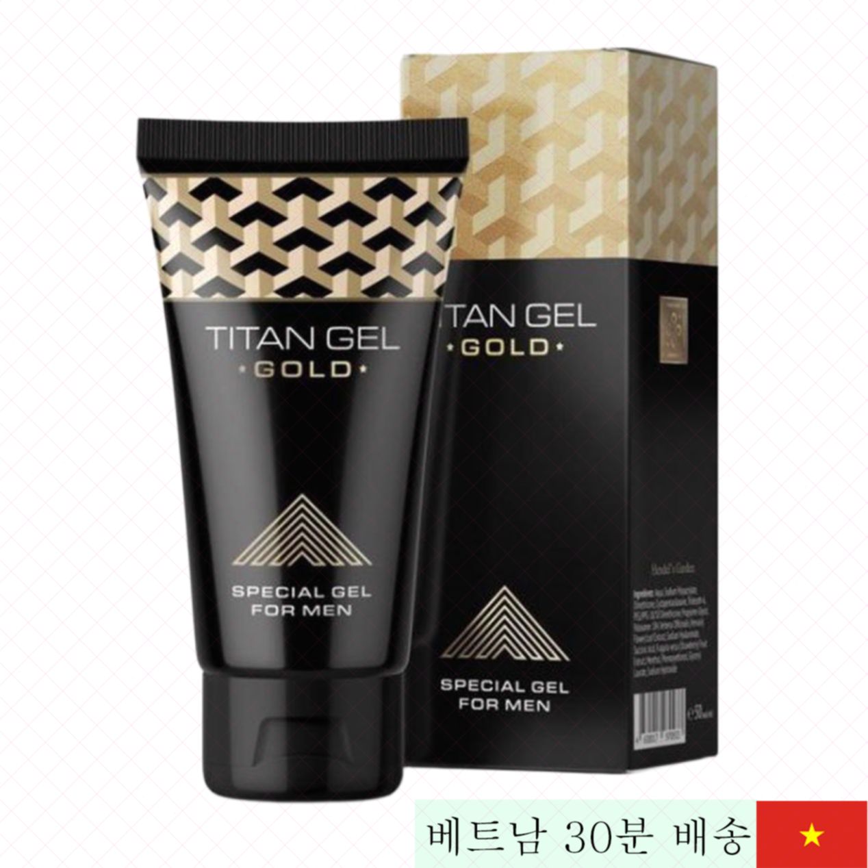 타이탄 젤 골드 자연 확대 남성 지속력 향상 기능 젤 