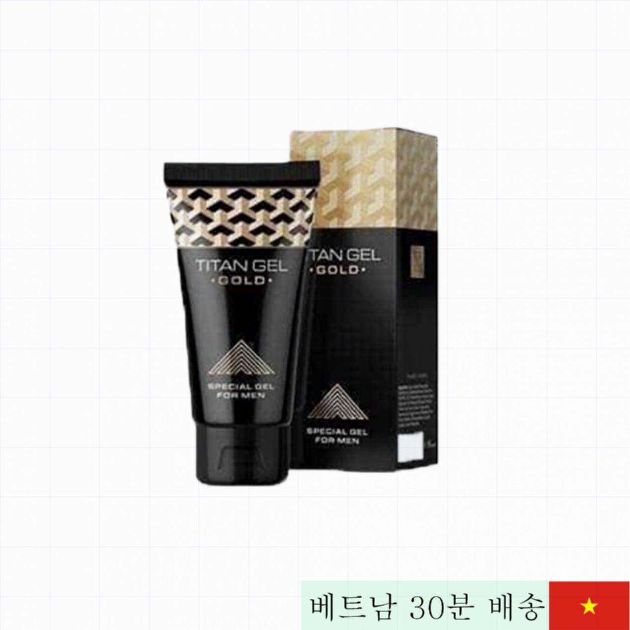 Titan Gold 크림 남성용 확대 강화 50ml 러시아산 