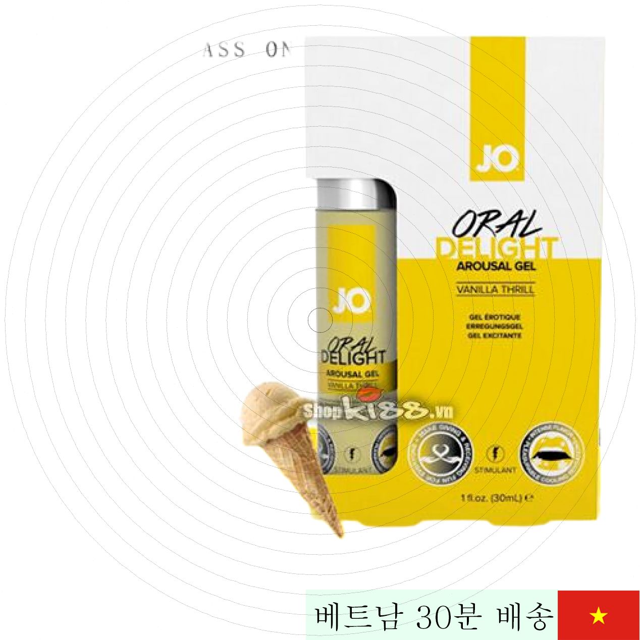 조 오럴 딜라이트 천연 성감촉진 구강젤 민트 바닐라 향 