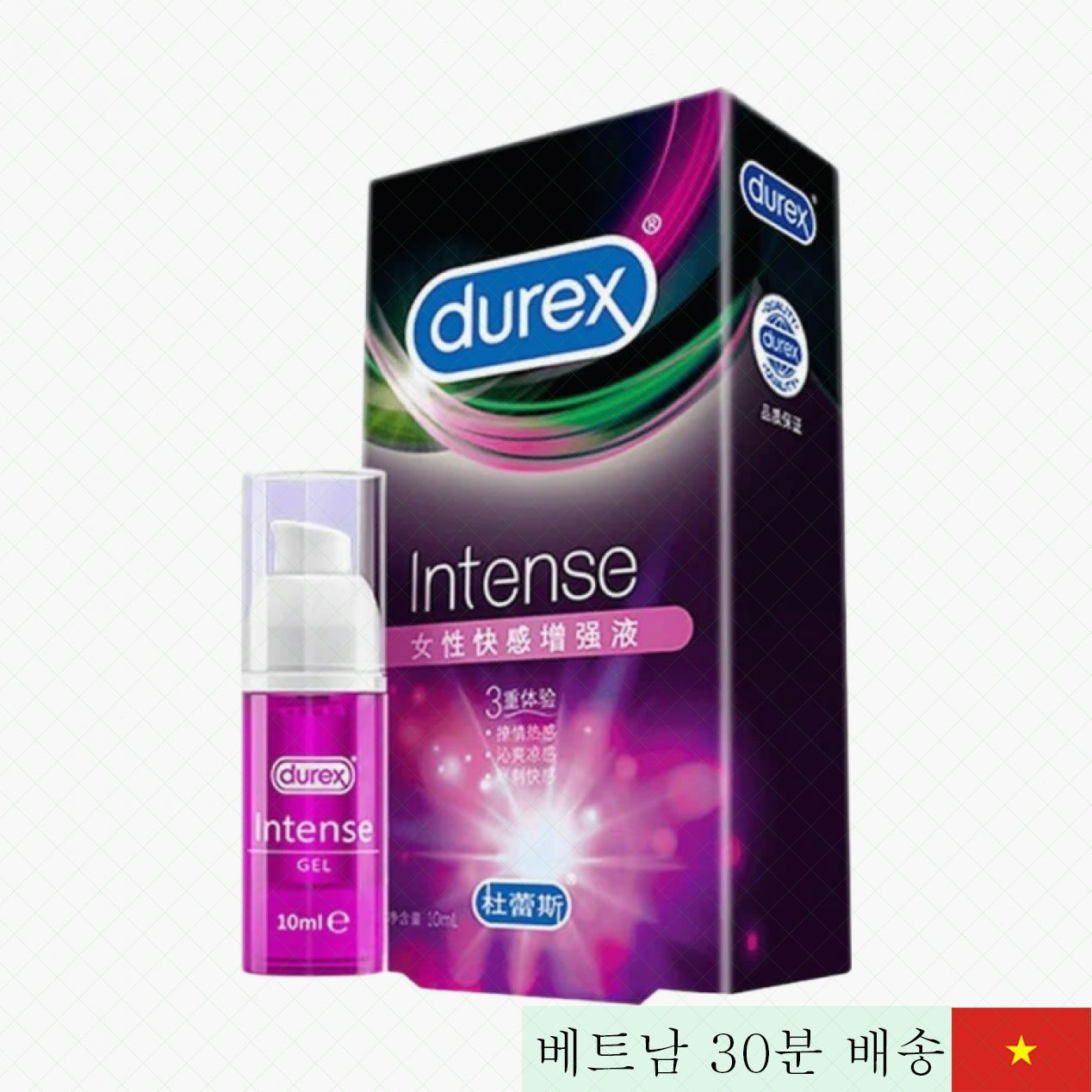 Durex Intense Orgasmic 질 윤활제 10ml 쾌감 증진 여성용 