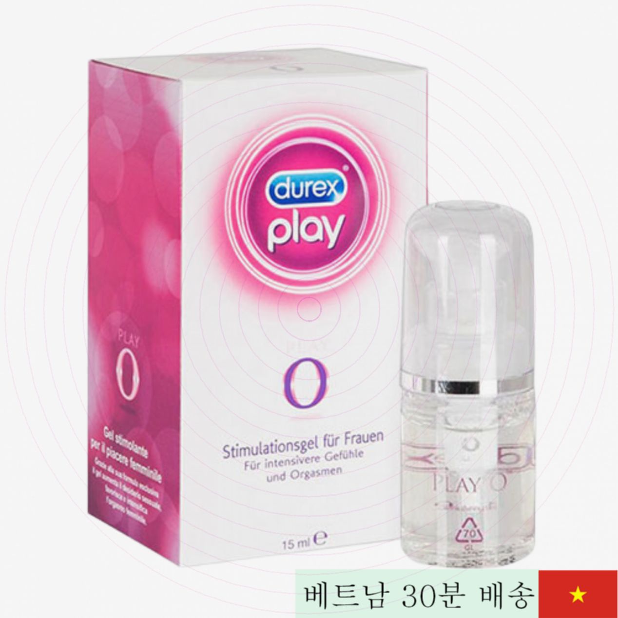 듀렉스 플레이 O 15ml 여성용 윤활제 쾌감 증진 젤 