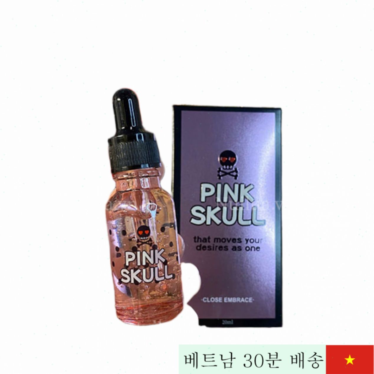 핑크 스컬 여성 쾌감 젤 20ml 민감도 증가 자연성분 