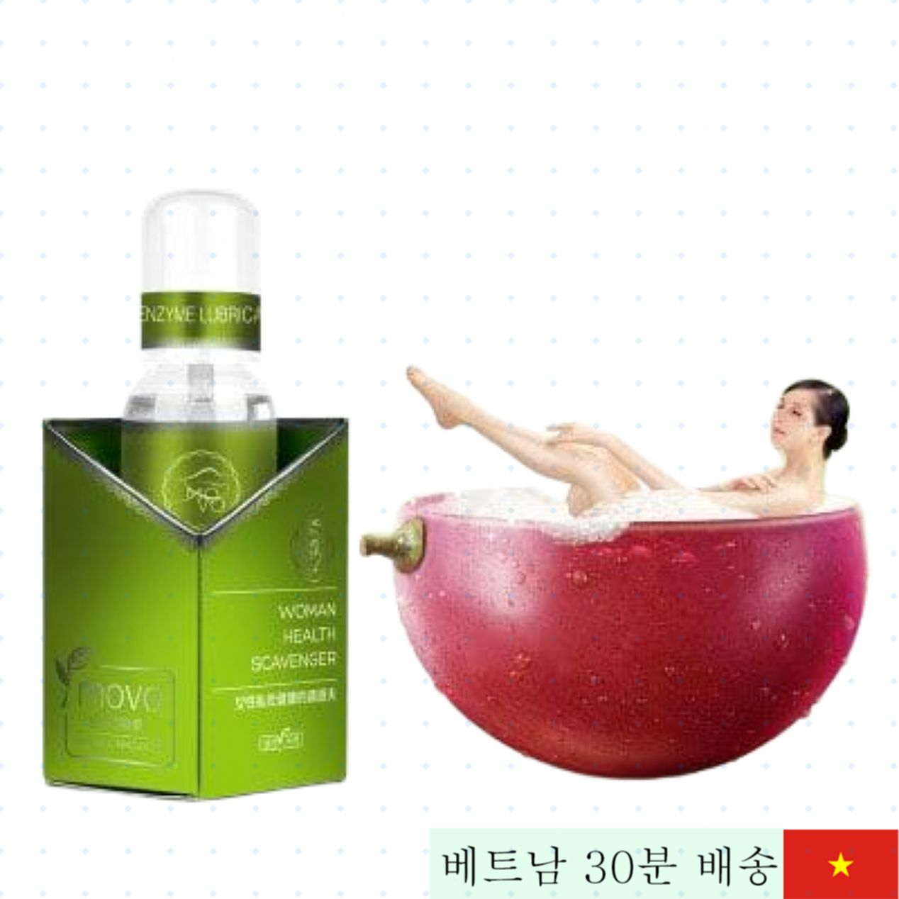 movo 사과향 고급 윤활 젤 청량감 충전 