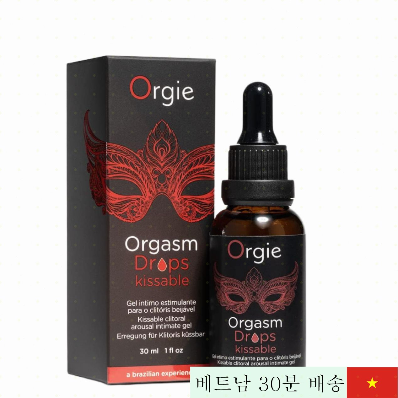 Orgie Kissable 클리토리스 젤 촉진 구강 사용 가능 