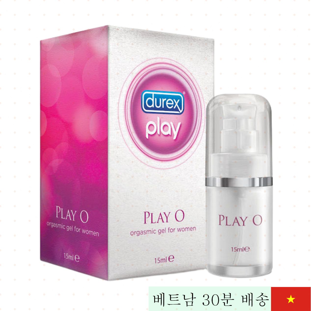 듀렉스 플레이 O 여성 쾌감 증가 윤활 젤 상큼한 효과 