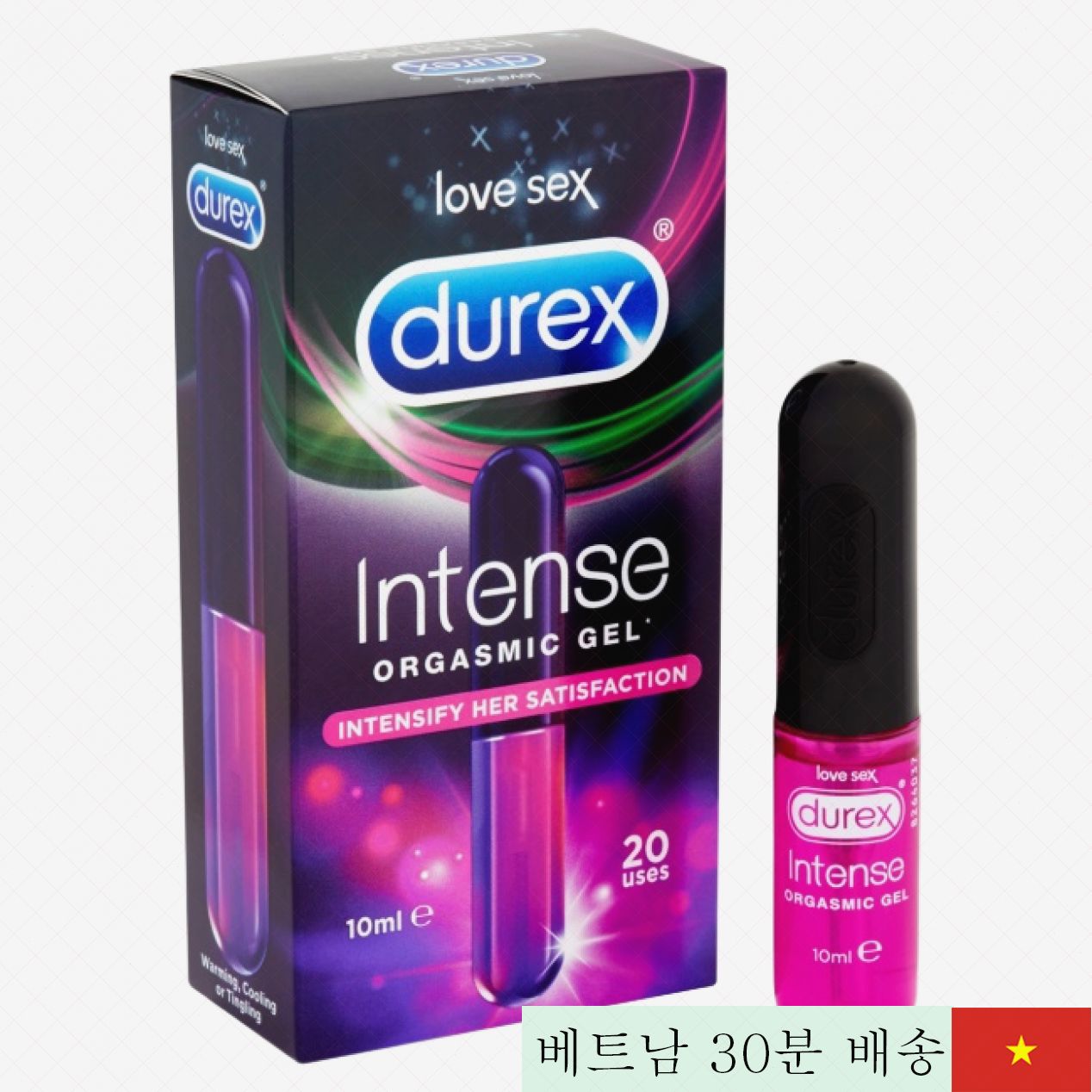 듀렉스 인텐스 오르가즘 젤 강한 쾌감 윤활제 10ml 