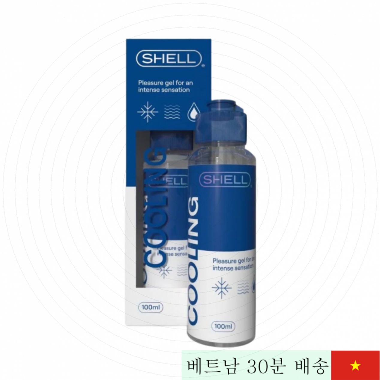 Shell Cooling 100ml 냉감 윤활 젤 부드러운 쾌감 