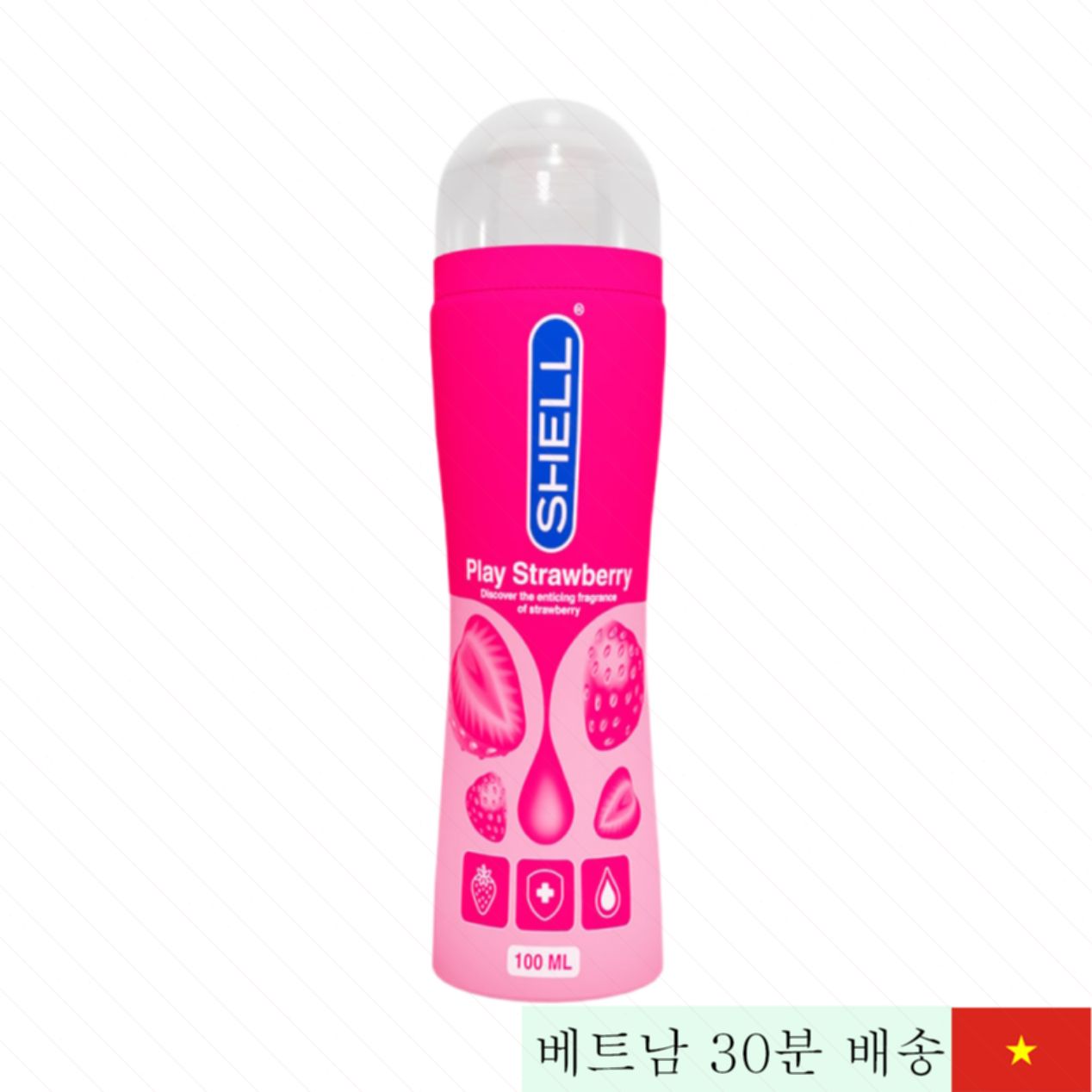 딸기향 젤 본플레이 100ml 부드러운 수용성 윤활제 