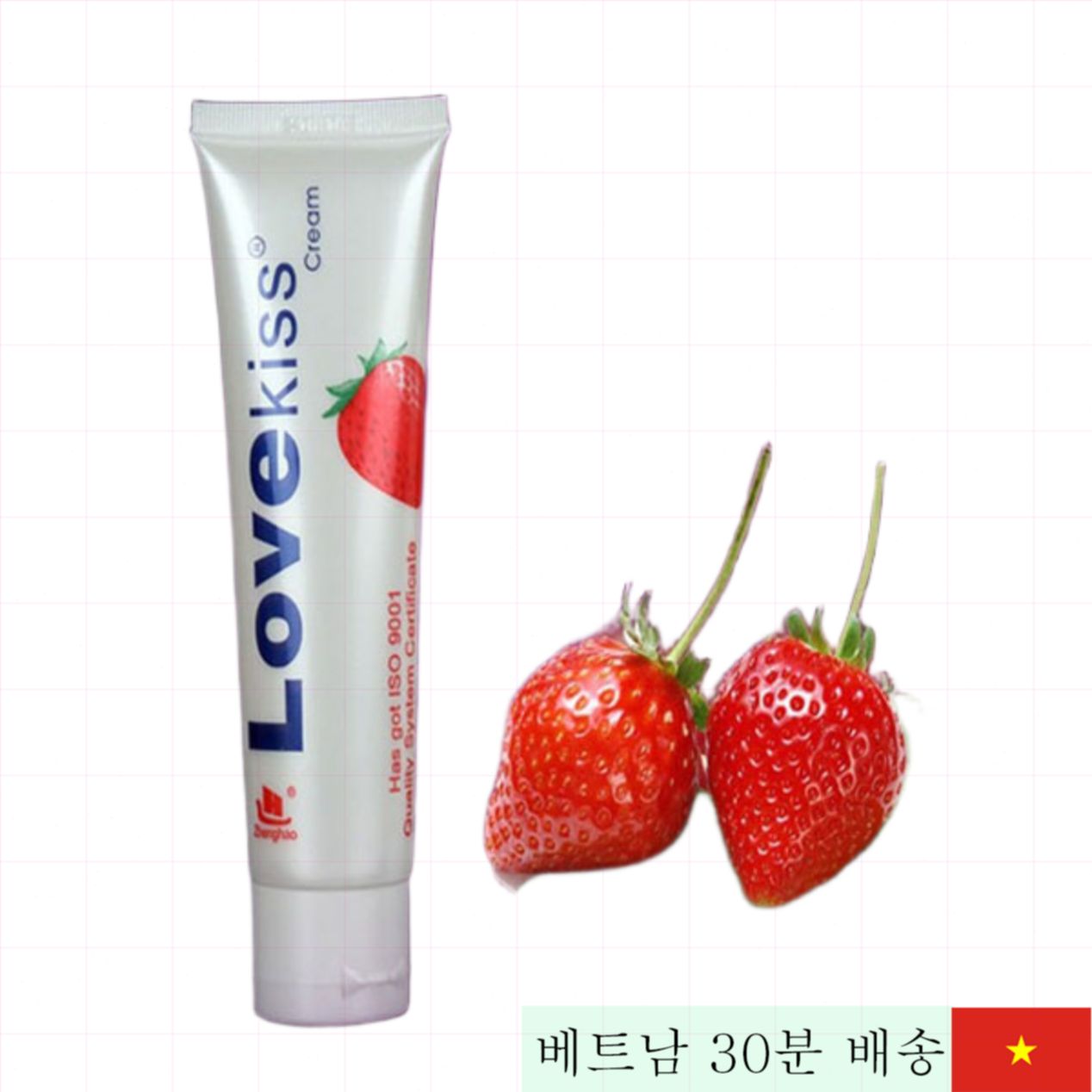 러브키스 딸기향 윤활젤 100ml 천연성분 촉촉 부드러움 