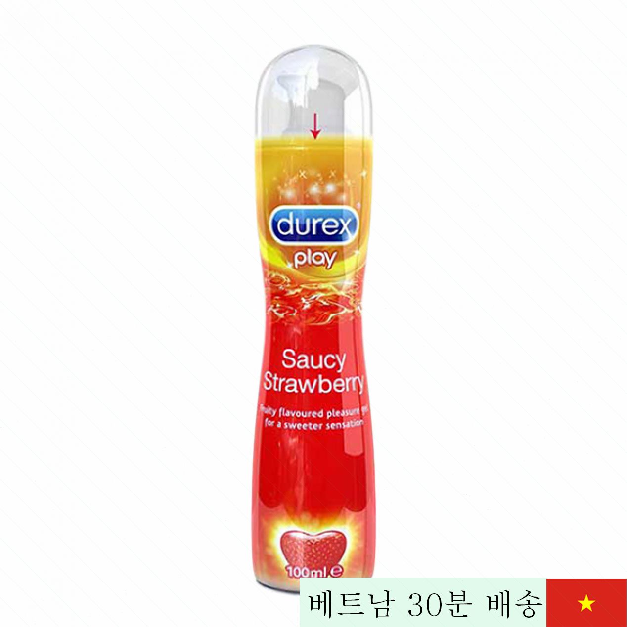 두렉스 플레이 스트로베리 딸기향 윤활제 커플용 100ml 
