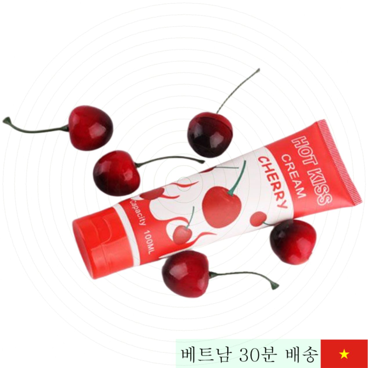 Love Kiss 체리향 질 윤활젤 수용성 부드러운 