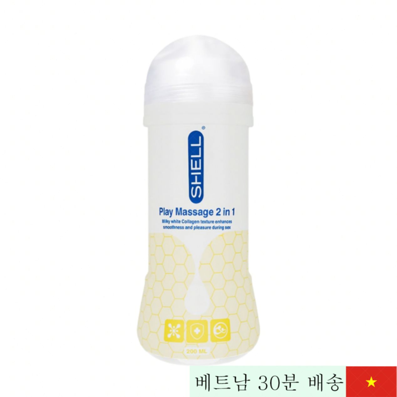 쉘플레이 콜라겐 마사지 겔 2in1 부드럽고 신선한 감촉 