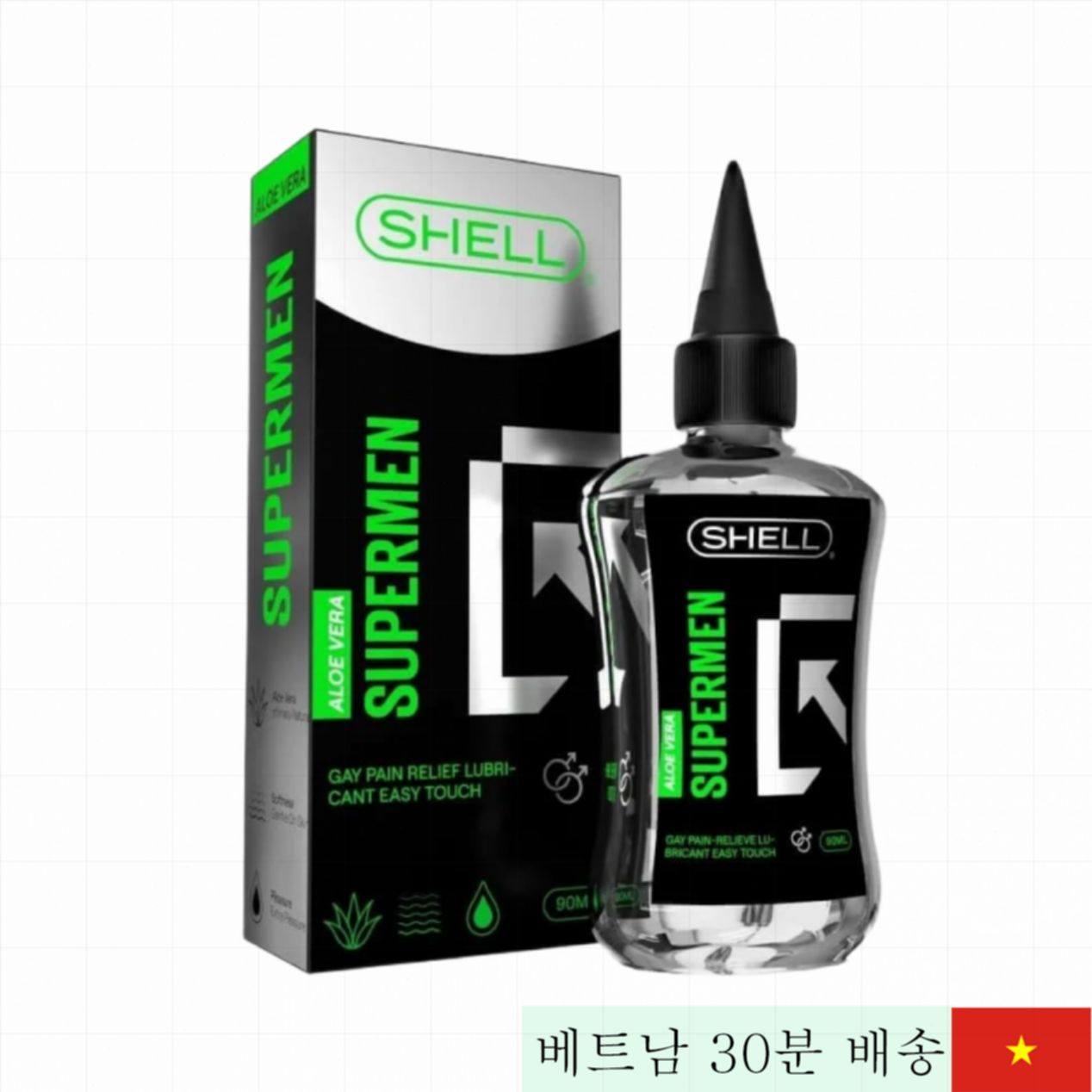 쉘 알로에 애널 윤활젤 90ml 민감 완화 