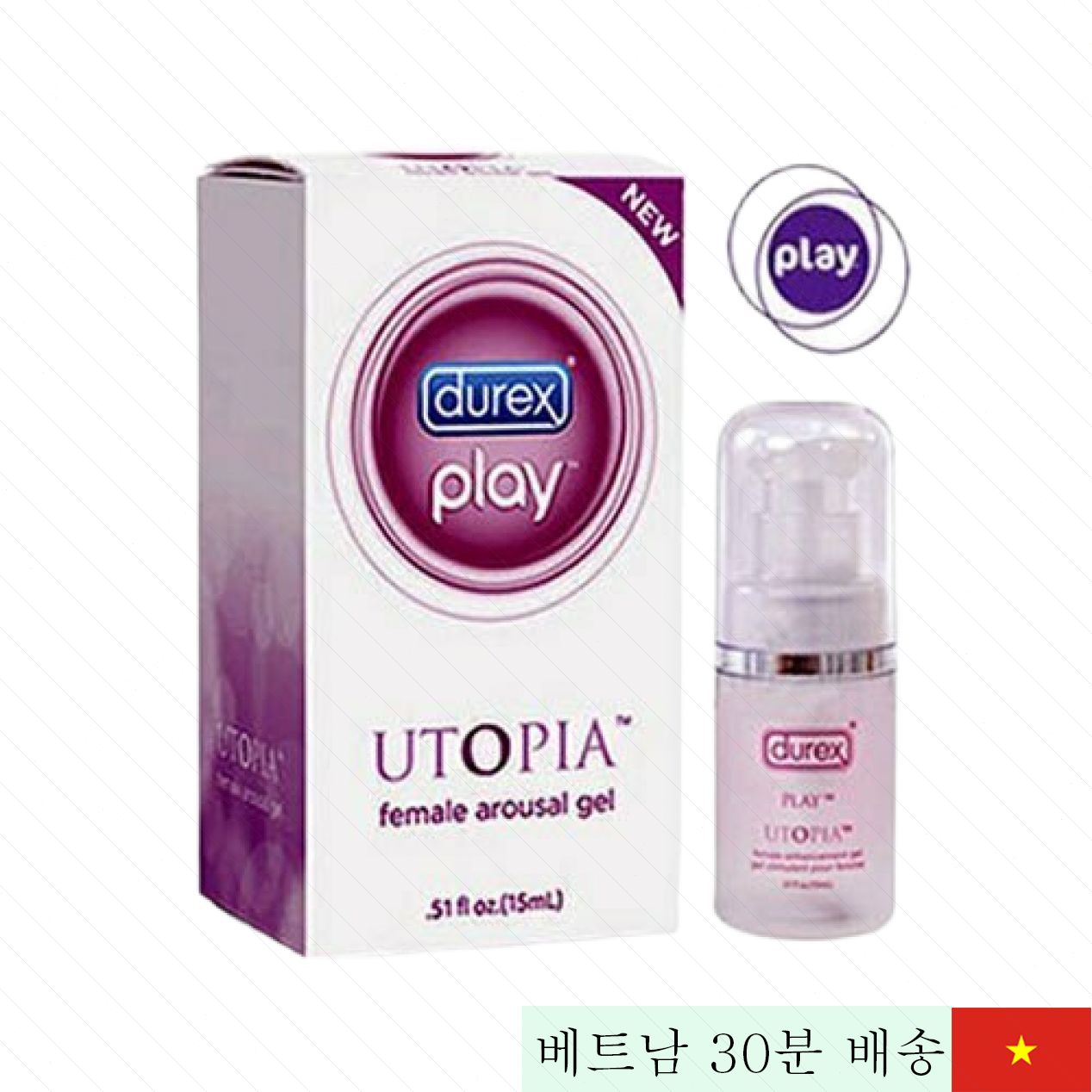 듀렉스 플레이 젤 호기심 자극 촉진 쾌감 젤 1개입 