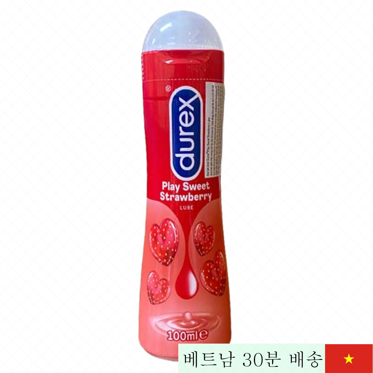 두렉스 플레이 딸기향 워터베이스 윤활제 