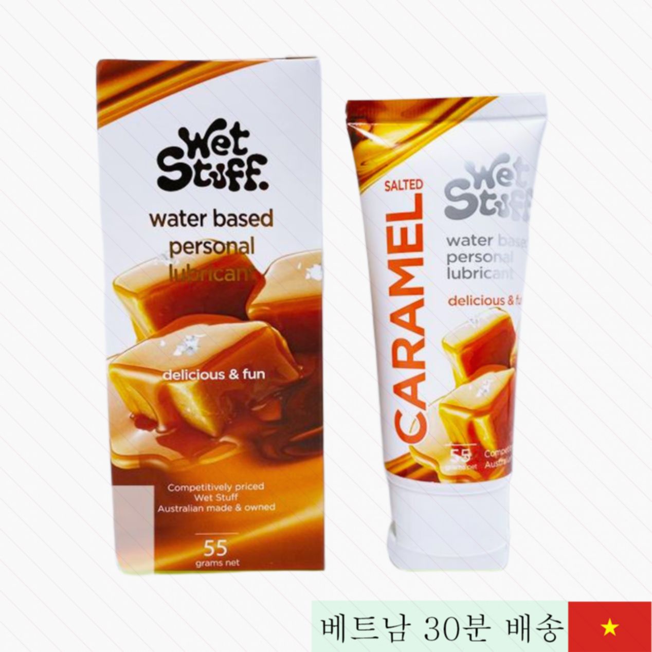 Wet Stuff 카라멜 맛 오랄젤 상쾌한 구강관계 