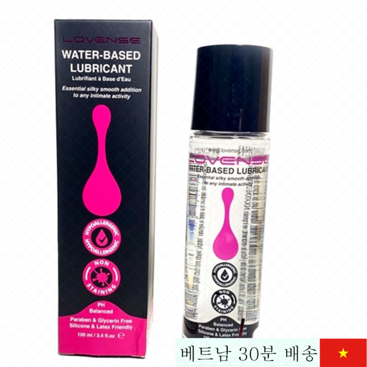 러브센스 고급 워터 베이스 윤활 젤 100ml 