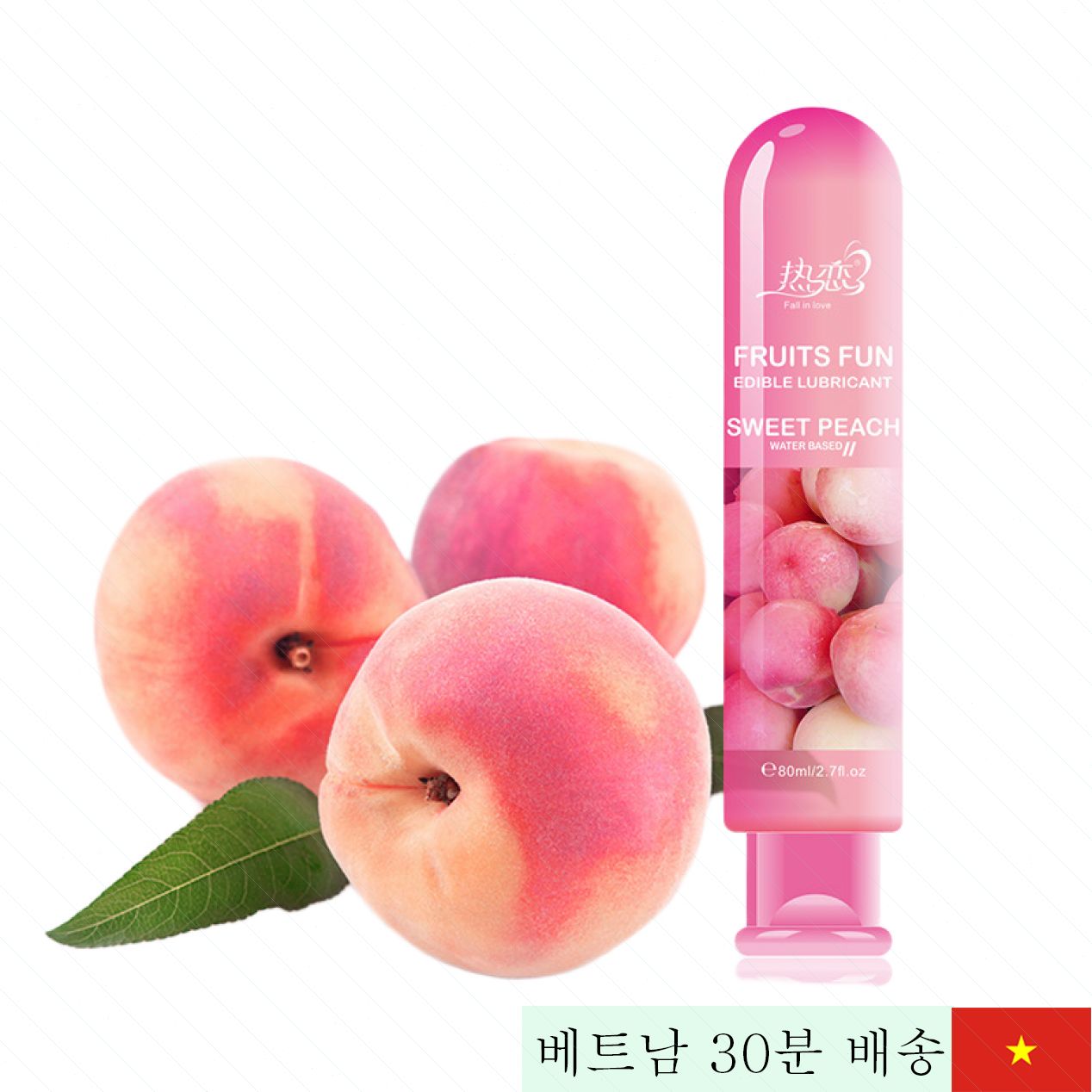 FALLINLOVE 복숭아맛 경구 성교용 윤활젤 