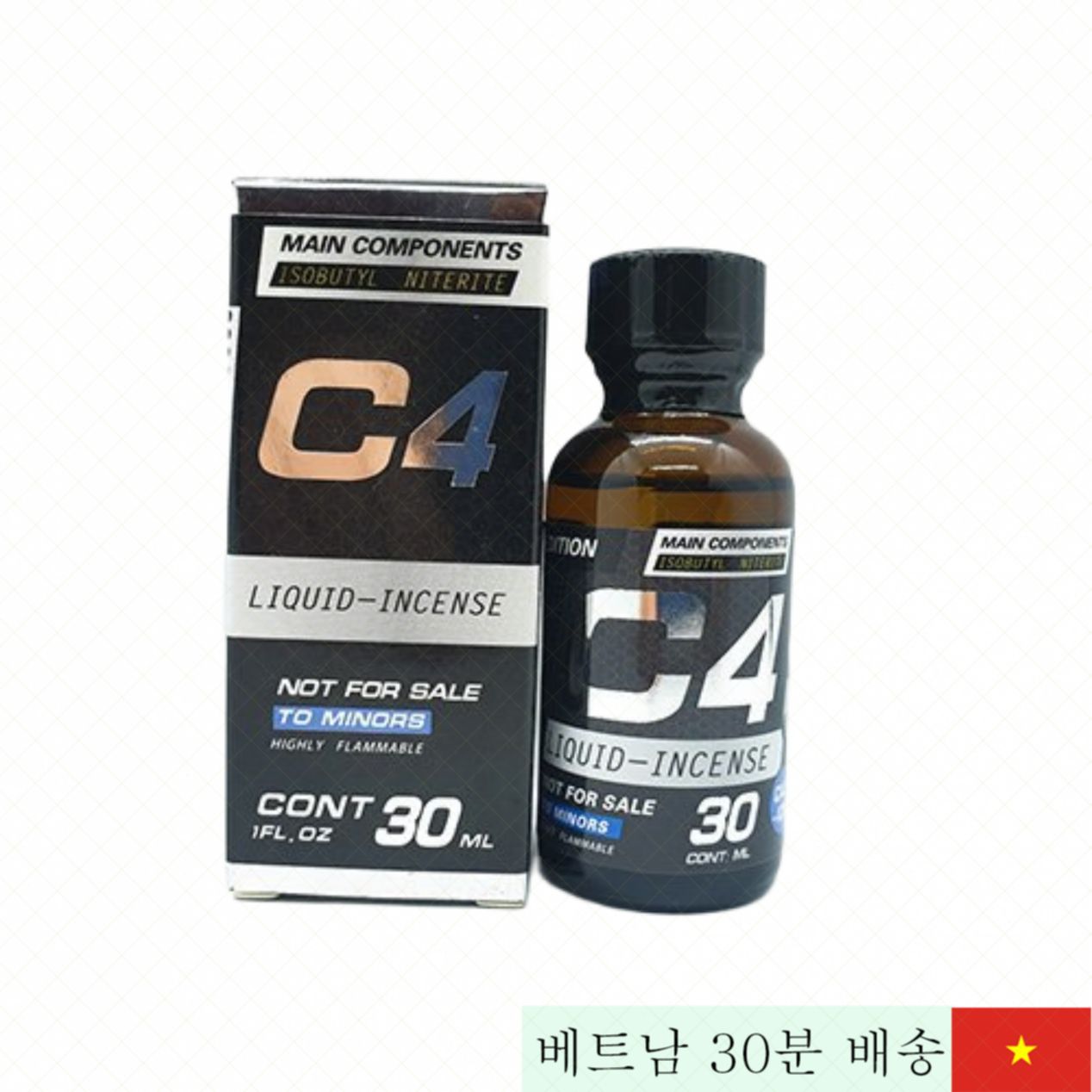 Popper C4 장시간 지속 30ml 쾌감 증폭 순간 집중 