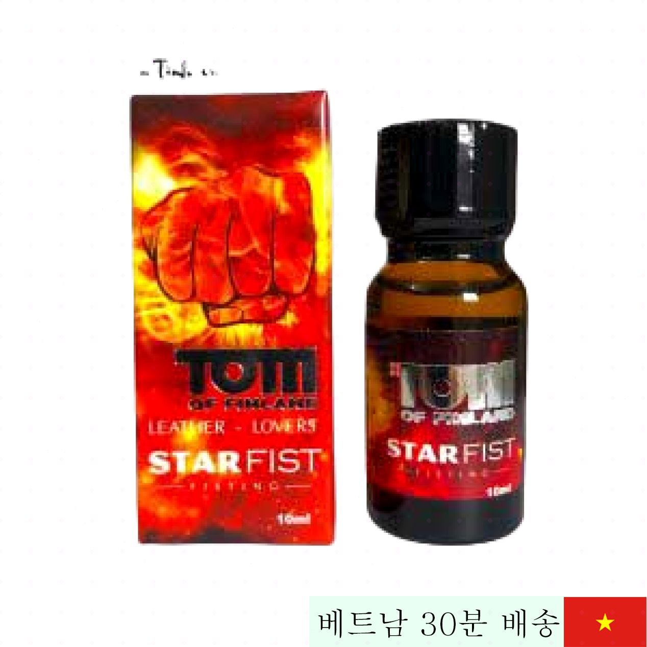 Tom of Finland Star Fist 10ml 팝퍼 빠른 배송 쾌감 증가 