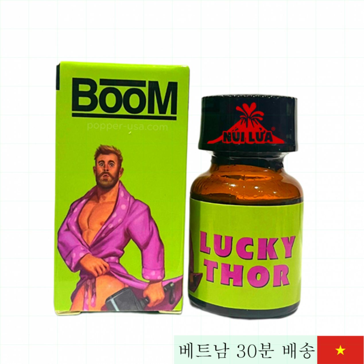 부머 럭키 쏘르 10ml 팝퍼, 강력한 성적 흥분 증진제, 사용 간편 