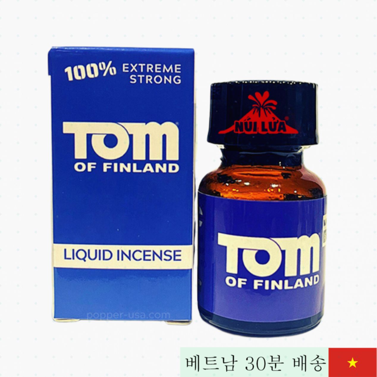 탐 블루 10ml 초강력 포퍼 탑과 봇 위한 쾌감증진 