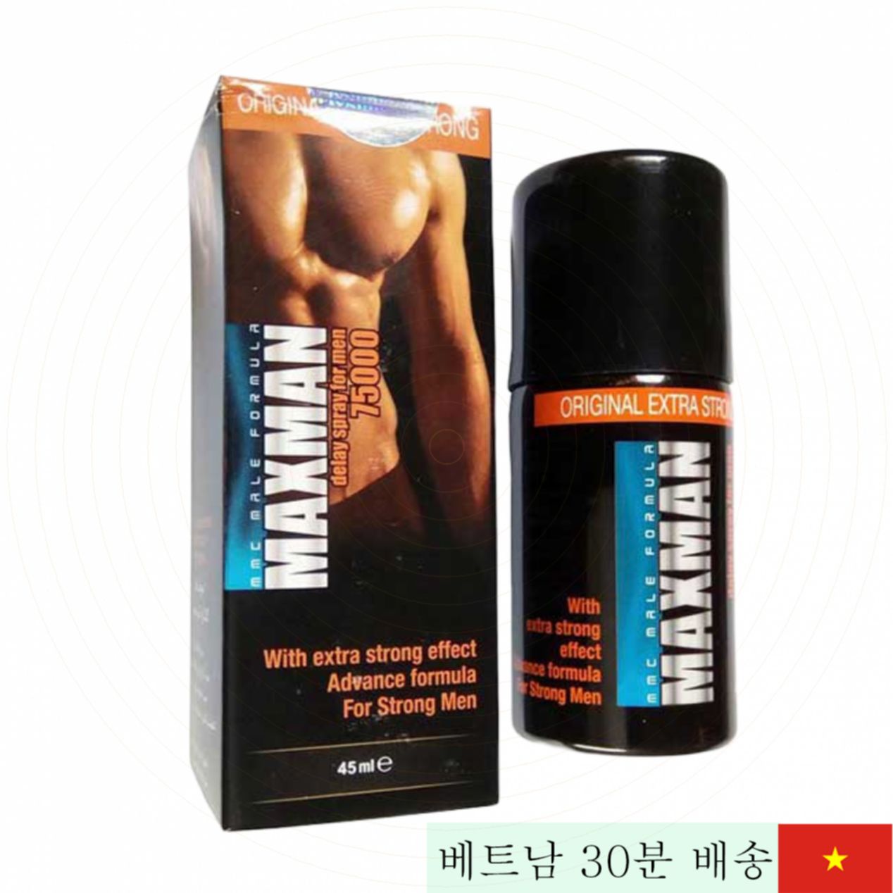 맥스맨 딜레이 스프레이 남성용 조루방지 45ml 효과만점 