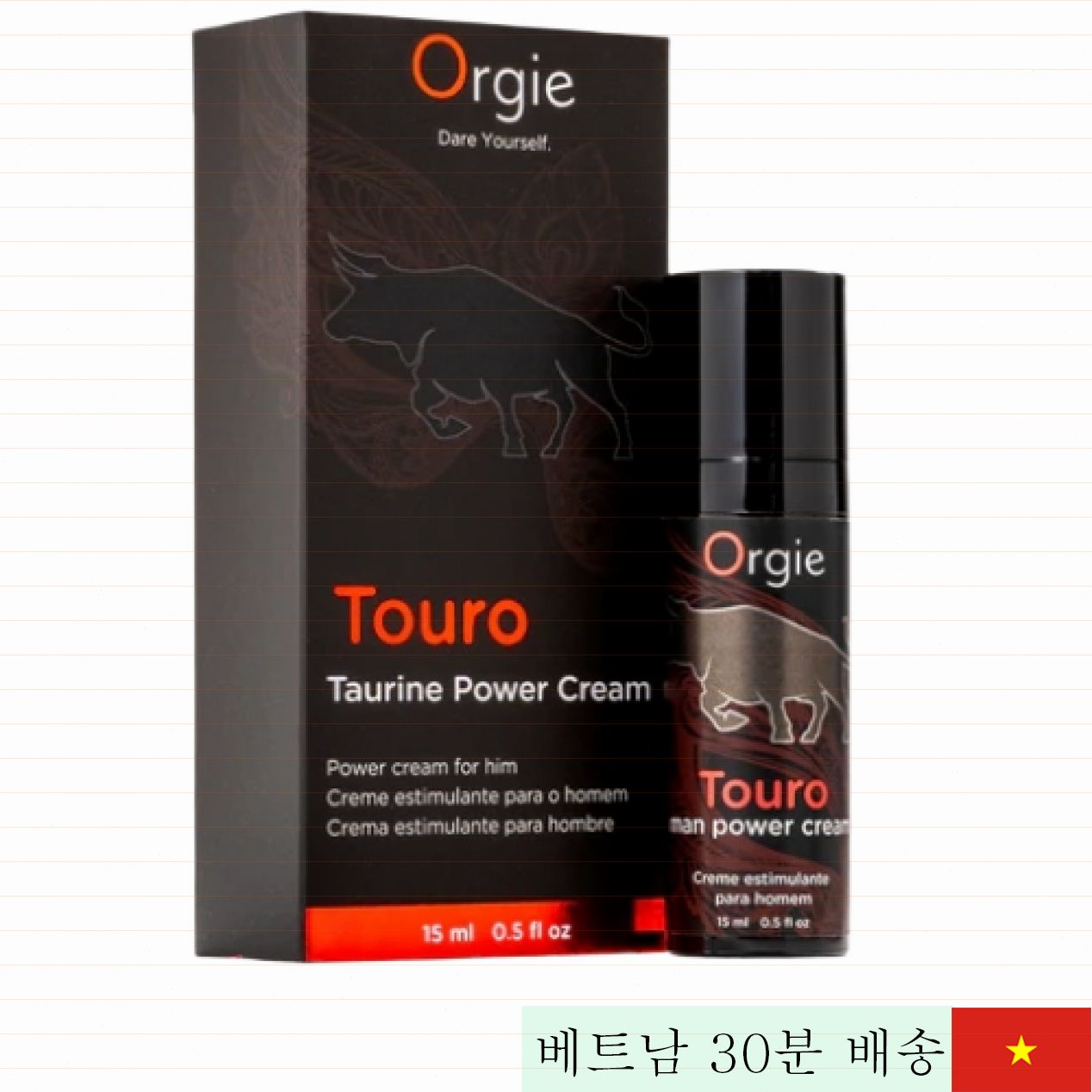 오르지 토로 파워 크림 천연 성기능 강화제 