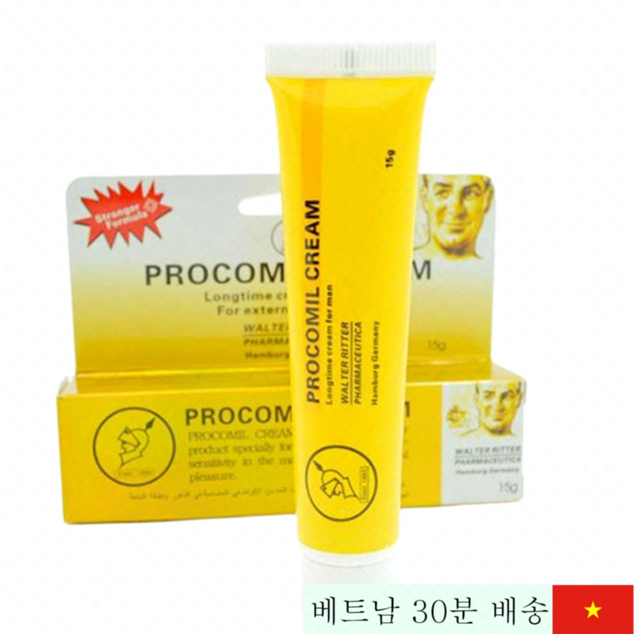 독일 프로코밀 지연 젤 안전 성인용품 남성용 