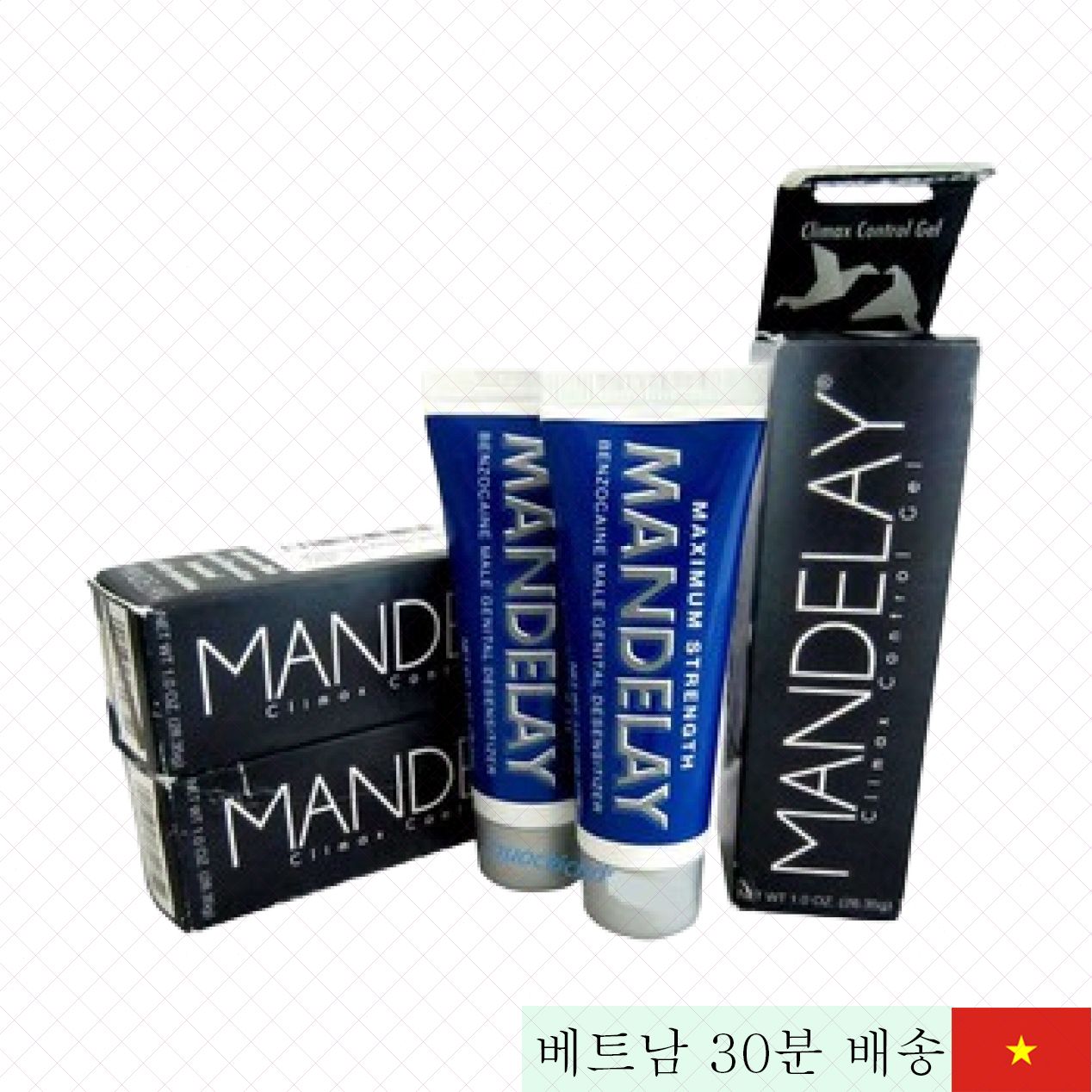 맨델레이 조루 지연 젤 미국 직수입 남성 전용 
